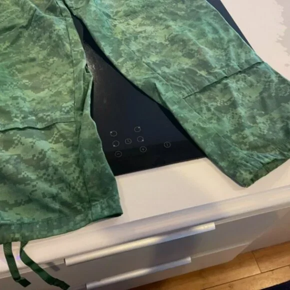 AIRSOFT PAINTBALL MILITARY ACU UCP PANTS & KNEE PADS COLOR DYE GREEN - Picture 7 of 12